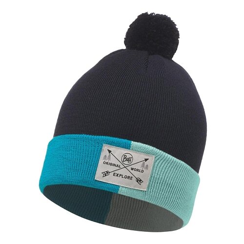 Шапка Buff JR KNITTED HAT KELDA MEDIEVAL BLUE (US:one size)