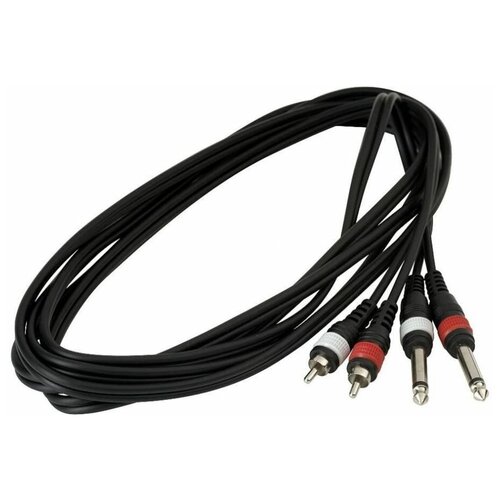 Rockcable RCL 20934 D4 шнур 2 х джека - 2 х RCA, 3 метра