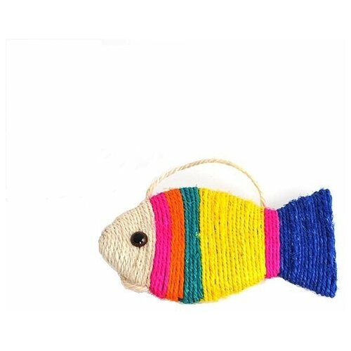 Игрушка Lilli Pet Sisal fish small для кошек,