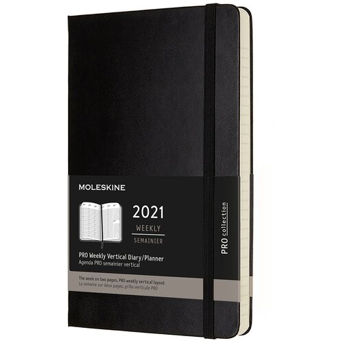 Еженедельник Moleskine PRO Vertical Large 130х210мм 168стр. 