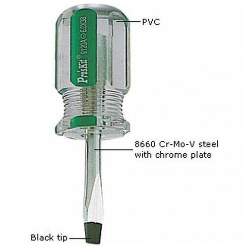 Прецизионная шлицевая отвертка ProsKit 89120A