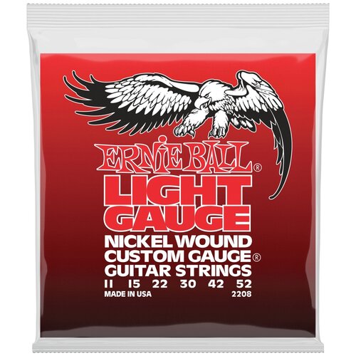 ERNIE BALL 2208 Nickel Wound Light 11-52 Струны для электрог