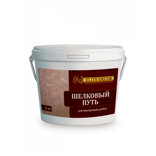 Декоративное покрытие Elite-Decor Шелковый путь, белый, 5