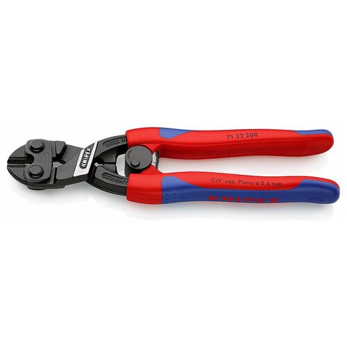 KNIPEX CoBolt® болторез компактный, с пружиной, с выемкой на кромках для реза