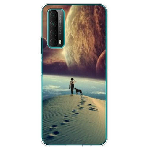 Силиконовый чехол Космический путь на Huawei P Smart 2021 