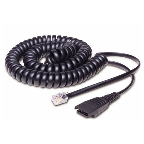 Кабель Jabra QD Cord, Coiled, Mod. Plug (8800-01-37)