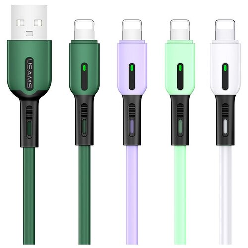 US-SJ431 U51 Lightning Silicone Charging & Data Cable With L