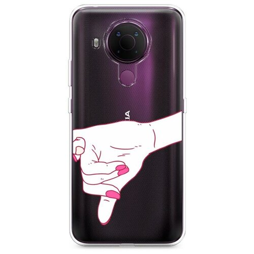 Силиконовый чехол Ручки любви 2 на Nokia 5.4 / Нокия 5.4