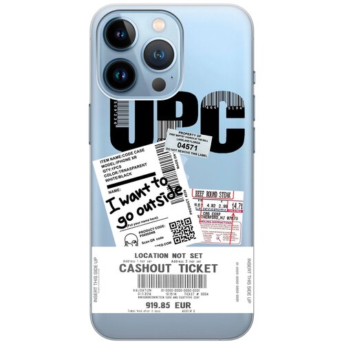 Силиконовый чехол UPC на Apple iPhone 13 Pro Max / Эпл Айфон 13 Про
