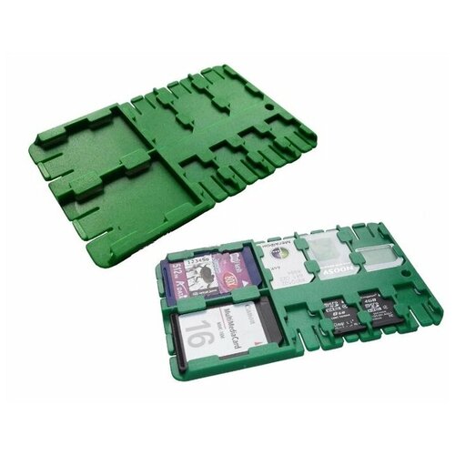  Футляр REFI Holder SD / microSD / SIM Green