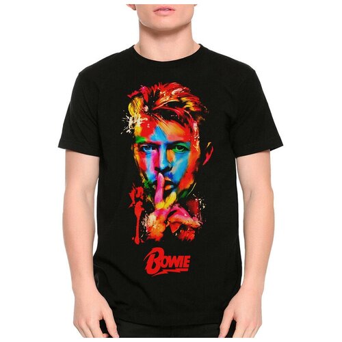 Футболка Dream Shirts Дэвид Боуи Мужская черная XL