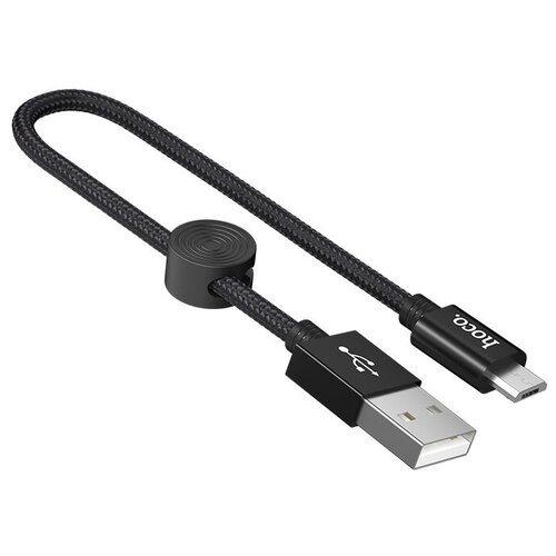 USB Кабель Micro, HOCO, X35, 25см, черный