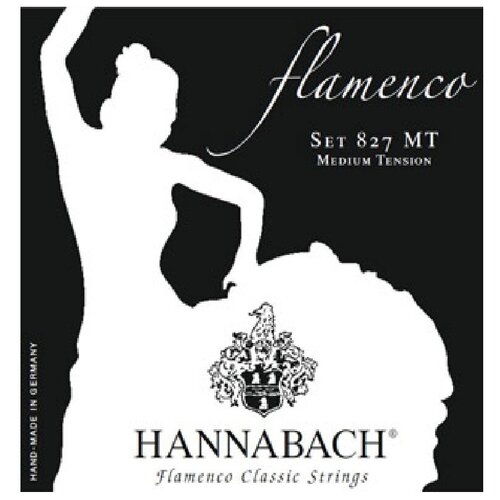 827MT Black FLAMENCO Комплект струн для классической гитары 