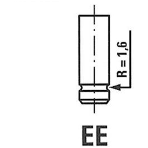 Клапан выпускной FRECCIA R6124RNT