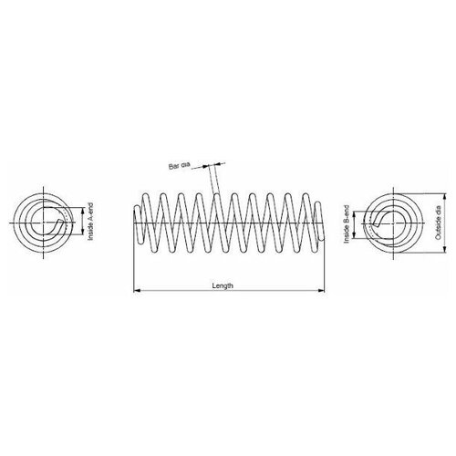  MONROE SP3567 SP3567_пружина передняя!\ VW Fox 1.2 05> 1шт