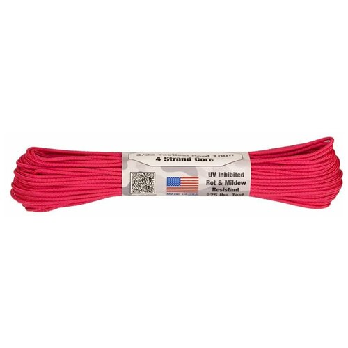 Паракорд AtwoodRope 3/32' x 100' tactical 30m (hot pink)