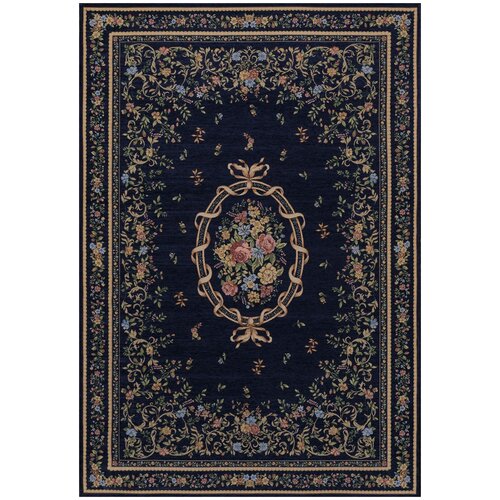 Гобеленовый ковер Renaissance 009-dark blue прямоугольник (1