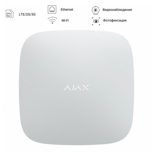 Интеллектуальная централь Ajax Hub Plus Белый