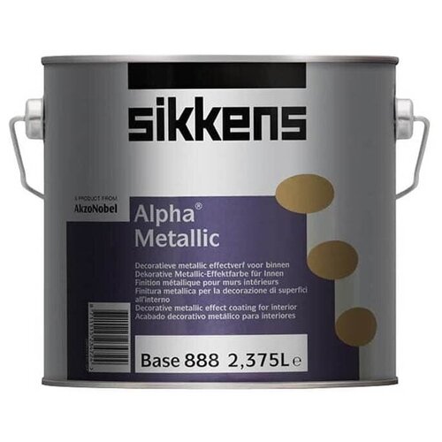 Краска Sikkens Alpha Metallic моющаяся полуглянцевая бесцвет