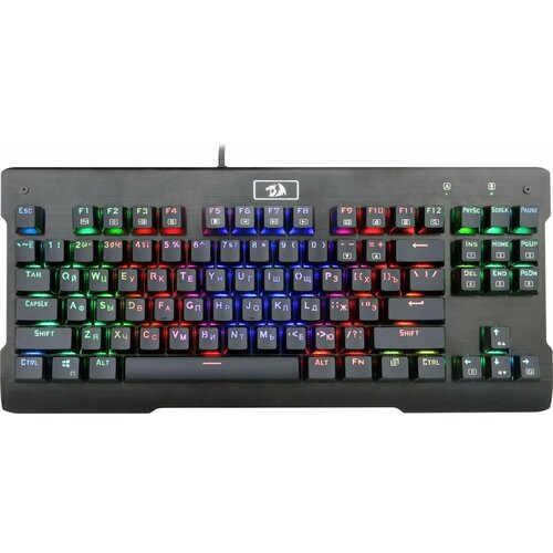 Игровая клавиатура Redragon Visnu RGB Black USB Outemu Blue, черный,