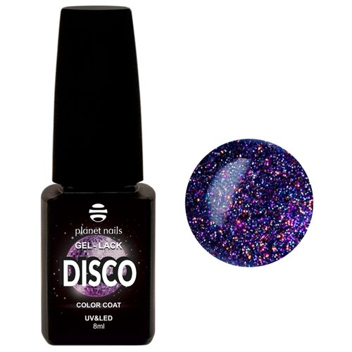 Planet nails Гель-лак Disco, 8 мл,