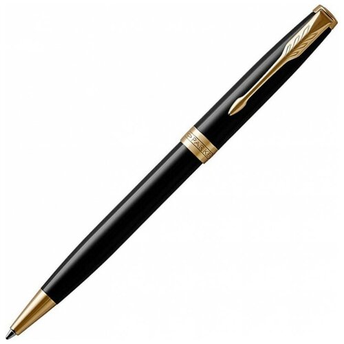 Ручка шариковая Parker Sonnet Black Lacquer CT черная, 1,0