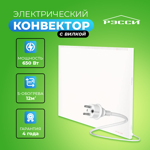 Электрический конвектор для отопления Рэсси-650К (12