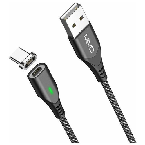 Магнитный кабель для зарядки телефона / USB- Type-C Mivo MX-