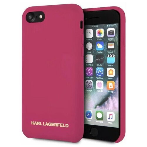 Чехол CG Mobile Karl Lagerfeld Silicone collection Gold logo