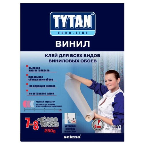 Клей для текстильных обоев Tytan Euro-Line Винил с индикатором 0.25