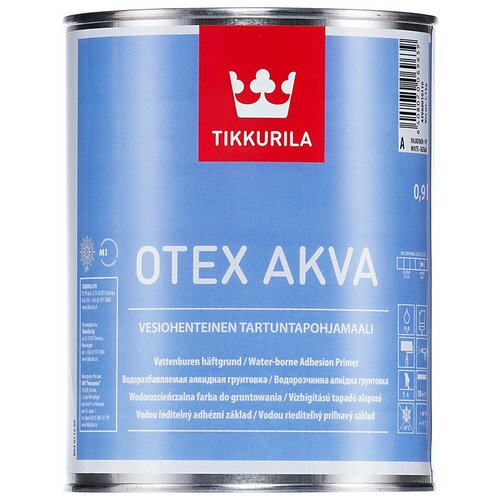 Грунтовка Tikkurila Otex Akva, 0.9 кг, 0.9 л,