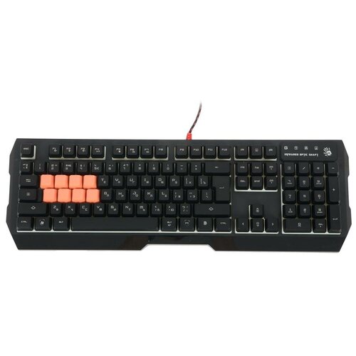 Клавиатура A4 Bloody B188 черный USB Multimedia Gamer LED