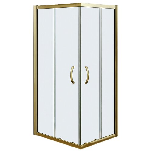 Душевой уголок Good Door Jazze CR-90-B-BR 90x90 профиль Брон