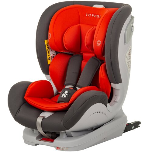 Автокресло TOREGO DRIVE ISOFIX Серый/Оранжевый