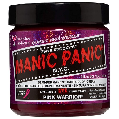 Manic Panic Краситель прямого действия High Voltage, pink warrior, 118 мл, 155