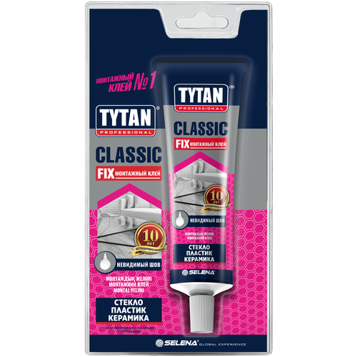 Монтажный клей  Tytan Professional CLASSIC FIX, 100 мл 0.1 л