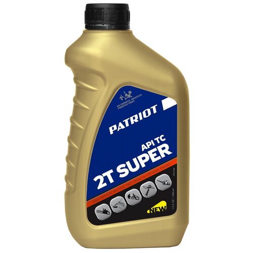 Масло полусинтетическое PATRIOT SUPER ACTIVE 2T 0,95