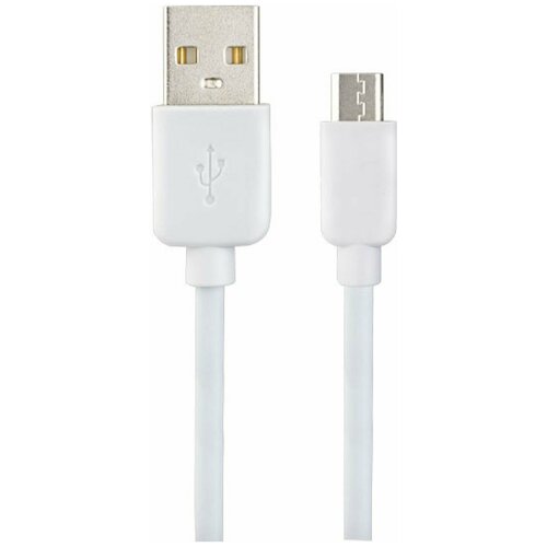 Кабель PERFEO USB2.0 A вилка - Micro USB вилка, белый, длина