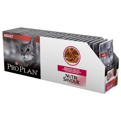 Purina Pro Plan Adult Корм влажный для кошек Нежные кусочки 