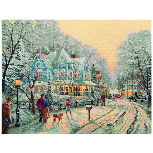 Maia 01131 A Holiday Gathering Набор для вышивания 45 x 35 с