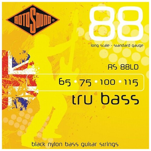 Струны для бас-гитары Rotosound Tru Bass Rs88ld - (65-75-100