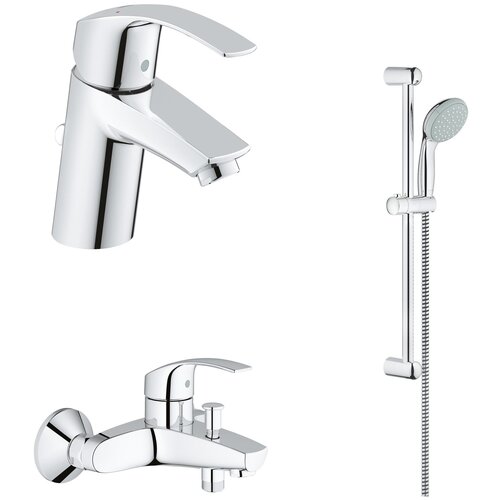 Душевой гарнитур Grohe Eurosmart 124446,  серебристый хром 1750 мм