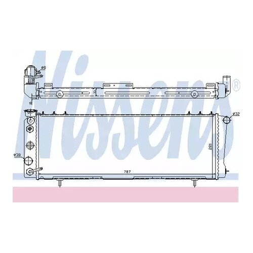 NISSENS 609881 Радиатор