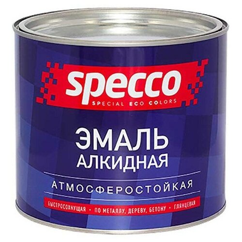 Эмаль ПФ-115 SPECCO голубая 1,8 кг .