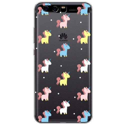 Силиконовый чехол Кошачьи лапки на Huawei P10 / Хуавей П10