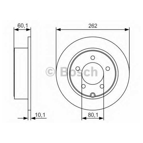 BOSCH 0986479R05 Тормозные диски