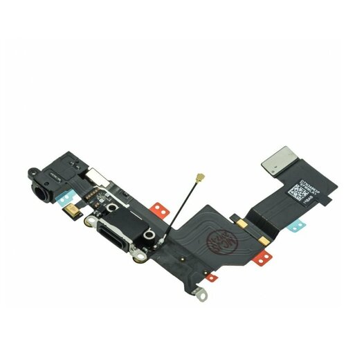 Шлейф для Apple iPhone 5S + разъем зарядки + разъем гарнитур