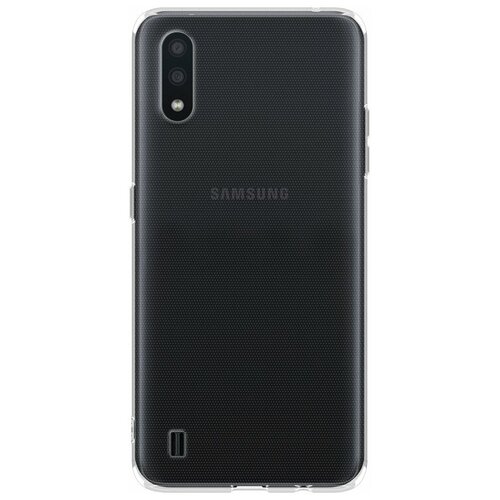 Накладка силикон Deppa Gel Case для Samsung Galaxy A01 A015 Прозрачная