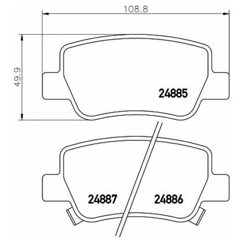 Колодки Задние С Противошумной Пластиной Q+ Toyota Textar 24