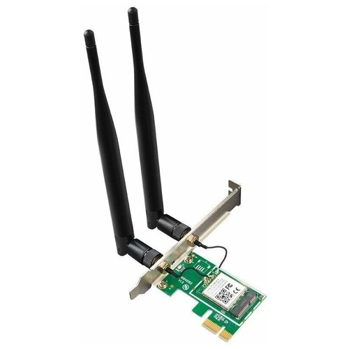 Сетевые адаптеры  Яндекс Маркет Двухдиапазонный PCI Express адаптер Wi-Fi TENDA E12